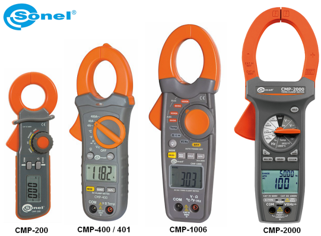 Pinzas Amperimétricas Serie: CMP Marca: Sonel - Sysel